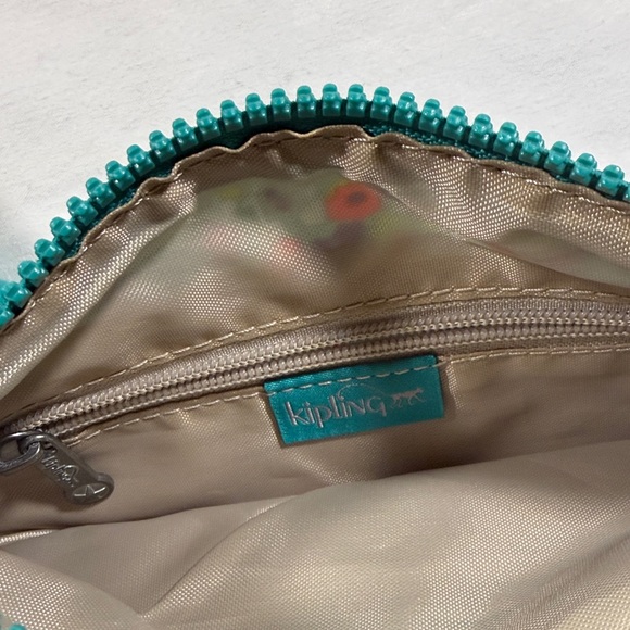 Kipling Teal Floral Crossbody Bag - Picture 7 of 9